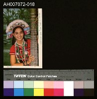 原住民彩色明信片：阿美之花藏品圖，第1張